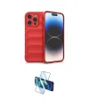 ieg™ iPhone 16 Pro Kılıf Atlas Koleksiyonu - Siyah 3D Antistatik Cam Ekran Koruyucu