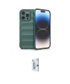 ieg™ iPhone 16 Pro Kılıf Atlas Koleksiyonu - Siyah Bilvis 0.18mm Plus Cam Ekran Koruyucu