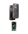 ieg™ iPhone 16 Pro Kılıf Atlas Minimal Özel Seri - Siyah 360 Mat Full Body Arka Koruyucu