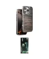 ieg™ iPhone 16 Pro Kılıf Atlas Minimal Özel Seri - Siyah 360 Mat Full Body Arka Koruyucu