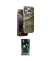 ieg™ iPhone 16 Pro Kılıf Atlas Minimal Özel Seri - Siyah 360 Mat Full Body Arka Koruyucu