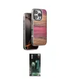 ieg™ iPhone 16 Pro Kılıf Atlas Minimal Özel Seri - Siyah 360 Mat Full Body Arka Koruyucu