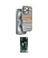 ieg™ iPhone 16 Pro Kılıf Atlas Minimal Özel Seri - Siyah 360 Mat Full Body Arka Koruyucu