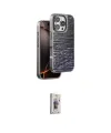 ieg™ iPhone 16 Pro Kılıf Atlas Minimal Özel Seri - Siyah Bilvis 3D Cam Ekran Koruyucu