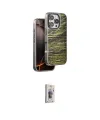 ieg™ iPhone 16 Pro Kılıf Atlas Minimal Özel Seri - Siyah Bilvis 3D Cam Ekran Koruyucu