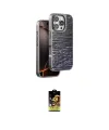 ieg™ iPhone 16 Pro Kılıf Atlas Minimal Özel Seri - Siyah Buffer Cam Ekran Koruyucu