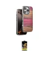 ieg™ iPhone 16 Pro Kılıf Atlas Minimal Özel Seri - Siyah Buffer Cam Ekran Koruyucu