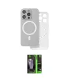 ieg™ iPhone 16 Pro Kılıf Çekirdek Klasik - Şeffaf 360 Full Body Arka Koruyucu