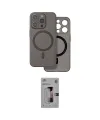 ieg™ iPhone 16 Pro Kılıf Çekirdek Klasik - Siyah Bilvis 3D Mat Cam Ekran Koruyucu