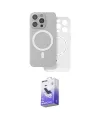 ieg™ iPhone 16 Pro Kılıf Çekirdek Klasik - Siyah Bilvis 5in1 5D Magic Hayalet Cam Ekran Koruyucu