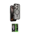 ieg™ iPhone 16 Pro Kılıf Çekirdek Minimal Prime - Şeffaf 360 Full Body Arka Koruyucu