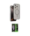 ieg™ iPhone 16 Pro Kılıf Çekirdek Minimal Prime - Şeffaf 360 Full Body Arka Koruyucu