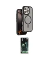 ieg™ iPhone 16 Pro Kılıf Çekirdek Minimal Prime - Siyah 360 Mat Full Body Arka Koruyucu
