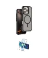 ieg™ iPhone 16 Pro Kılıf Çekirdek Minimal Prime - Siyah 3D Antistatik Cam Ekran Koruyucu