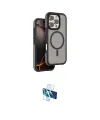 ieg™ iPhone 16 Pro Kılıf Çekirdek Minimal Prime - Siyah 3D Antistatik Seramik Nano Ekran Koruyucu