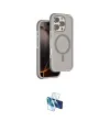 ieg™ iPhone 16 Pro Kılıf Çekirdek Minimal Prime - Siyah 3D Antistatik Seramik Nano Ekran Koruyucu