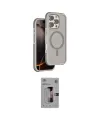 ieg™ iPhone 16 Pro Kılıf Çekirdek Minimal Prime - Siyah Bilvis 3D Mat Cam Ekran Koruyucu