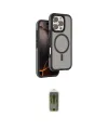 ieg™ iPhone 16 Pro Kılıf Çekirdek Minimal Prime - Siyah Joko Magic 5D Hayalet Cam