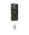 ieg™ iPhone 16 Pro Kılıf Çekirdek Modern Prime - Siyah Bilvis 0.18mm Plus Cam Ekran Koruyucu