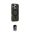 ieg™ iPhone 16 Pro Kılıf Çekirdek Modern Prime - Siyah Buffer Hayalet Cam Ekran Koruyucu