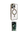 ieg™ iPhone 16 Pro Kılıf Doruk Doku Özel Seri - Siyah 360 Mat Full Body Arka Koruyucu