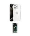 ieg™ iPhone 16 Pro Kılıf Doruk Doku Özel Seri - Siyah 360 Mat Full Body Arka Koruyucu