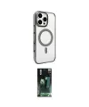 ieg™ iPhone 16 Pro Kılıf Doruk Doku Özel Seri - Siyah 360 Mat Full Body Arka Koruyucu