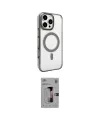 ieg™ iPhone 16 Pro Kılıf Doruk Doku Özel Seri - Siyah Bilvis 3D Mat Cam Ekran Koruyucu