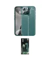 ieg™ iPhone 16 Pro Kılıf Doruk Klasik Özel Seri - Siyah 360 Mat Full Body Arka Koruyucu