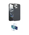 ieg™ iPhone 16 Pro Kılıf Doruk Serisi - Siyah 3D Antistatik Cam Ekran Koruyucu