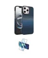 ieg™ iPhone 16 Pro Kılıf Doruk Serisi - Siyah 3D Antistatik Cam Ekran Koruyucu