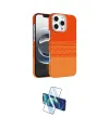 ieg™ iPhone 16 Pro Kılıf Doruk Serisi - Siyah 3D Antistatik Cam Ekran Koruyucu