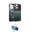 ieg™ iPhone 16 Pro Kılıf Doruk Serisi - Siyah 3D Antistatik Cam Ekran Koruyucu