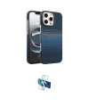 ieg™ iPhone 16 Pro Kılıf Doruk Serisi - Siyah 3D Antistatik Seramik Nano Ekran Koruyucu