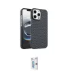 ieg™ iPhone 16 Pro Kılıf Doruk Serisi - Siyah Bilvis 0.18mm Plus Cam Ekran Koruyucu