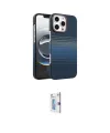 ieg™ iPhone 16 Pro Kılıf Doruk Serisi - Siyah Bilvis 0.18mm Plus Cam Ekran Koruyucu