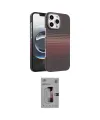 ieg™ iPhone 16 Pro Kılıf Doruk Serisi - Siyah Bilvis 3D Mat Cam Ekran Koruyucu