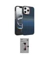ieg™ iPhone 16 Pro Kılıf Doruk Serisi - Siyah Bilvis 3D Mat Cam Ekran Koruyucu