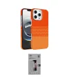 ieg™ iPhone 16 Pro Kılıf Doruk Serisi - Siyah Bilvis 3D Mat Cam Ekran Koruyucu