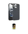 ieg™ iPhone 16 Pro Kılıf Doruk Serisi - Siyah Buffer Cam Ekran Koruyucu
