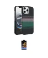 ieg™ iPhone 16 Pro Kılıf Doruk Serisi - Siyah Buffer Hayalet Cam Ekran Koruyucu