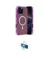 ieg™ iPhone 16 Pro Kılıf Eksen Çizgi - Siyah 3D Antistatik Seramik Nano Ekran Koruyucu
