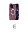ieg™ iPhone 16 Pro Kılıf Eksen Çizgi - Siyah Bilvis 0.18mm Plus Cam Ekran Koruyucu