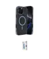 ieg™ iPhone 16 Pro Kılıf Eksen Çizgi - Siyah Bilvis 0.18mm Plus Cam Ekran Koruyucu