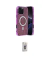 ieg™ iPhone 16 Pro Kılıf Eksen Çizgi - Siyah Bilvis 3D Cam Ekran Koruyucu