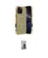 ieg™ iPhone 16 Pro Kılıf Eksen Çizgi - Siyah Bilvis Hayalet Cam Ekran Koruyucu