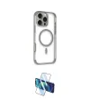 ieg™ iPhone 16 Pro Kılıf Eksen Klasik Koleksiyonu - Siyah 3D Antistatik Cam Ekran Koruyucu