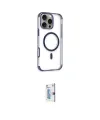 ieg™ iPhone 16 Pro Kılıf Eksen Klasik Koleksiyonu - Siyah Bilvis 0.18mm Plus Cam Ekran Koruyucu