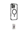 ieg™ iPhone 16 Pro Kılıf Eksen Klasik Koleksiyonu - Siyah Bilvis 3D Cam Ekran Koruyucu