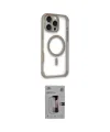 ieg™ iPhone 16 Pro Kılıf Eksen Klasik Koleksiyonu - Siyah Bilvis 3D Mat Cam Ekran Koruyucu